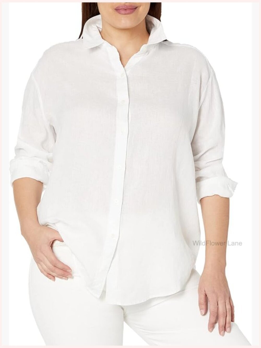 Easy Linen Long Sleeve Button-Down Shirt